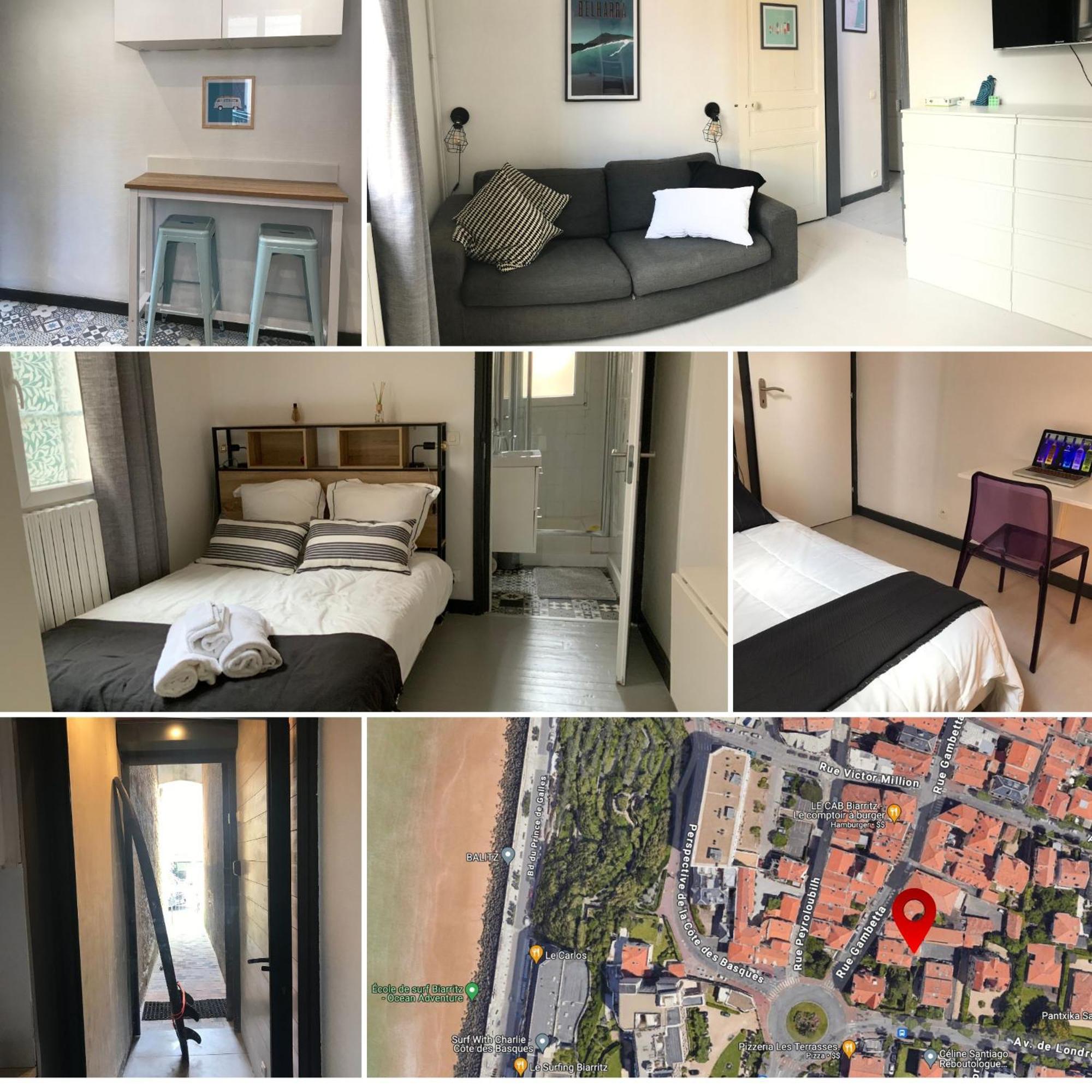 Chalet Basque 6 Couchages Centre Ville Biarritz Buitenkant foto